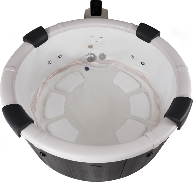 MSpa Whirlpool NEU DENVER 2026 inkl. App, LED, 8 Hydromassagedüsen, 130 Luftdüsen