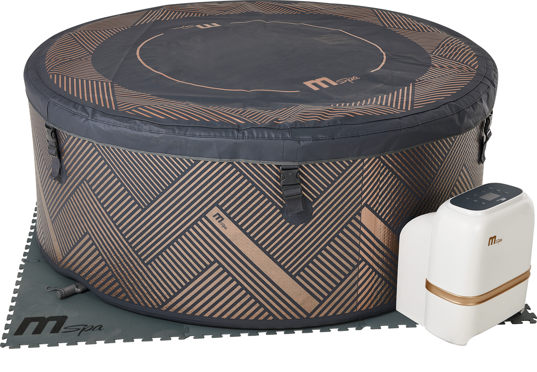 MSpa Whirlpool NEU MONO ECO XXL 2026 - 8 Personen - inkl. App + 148 Luftdüsen - 192 cm