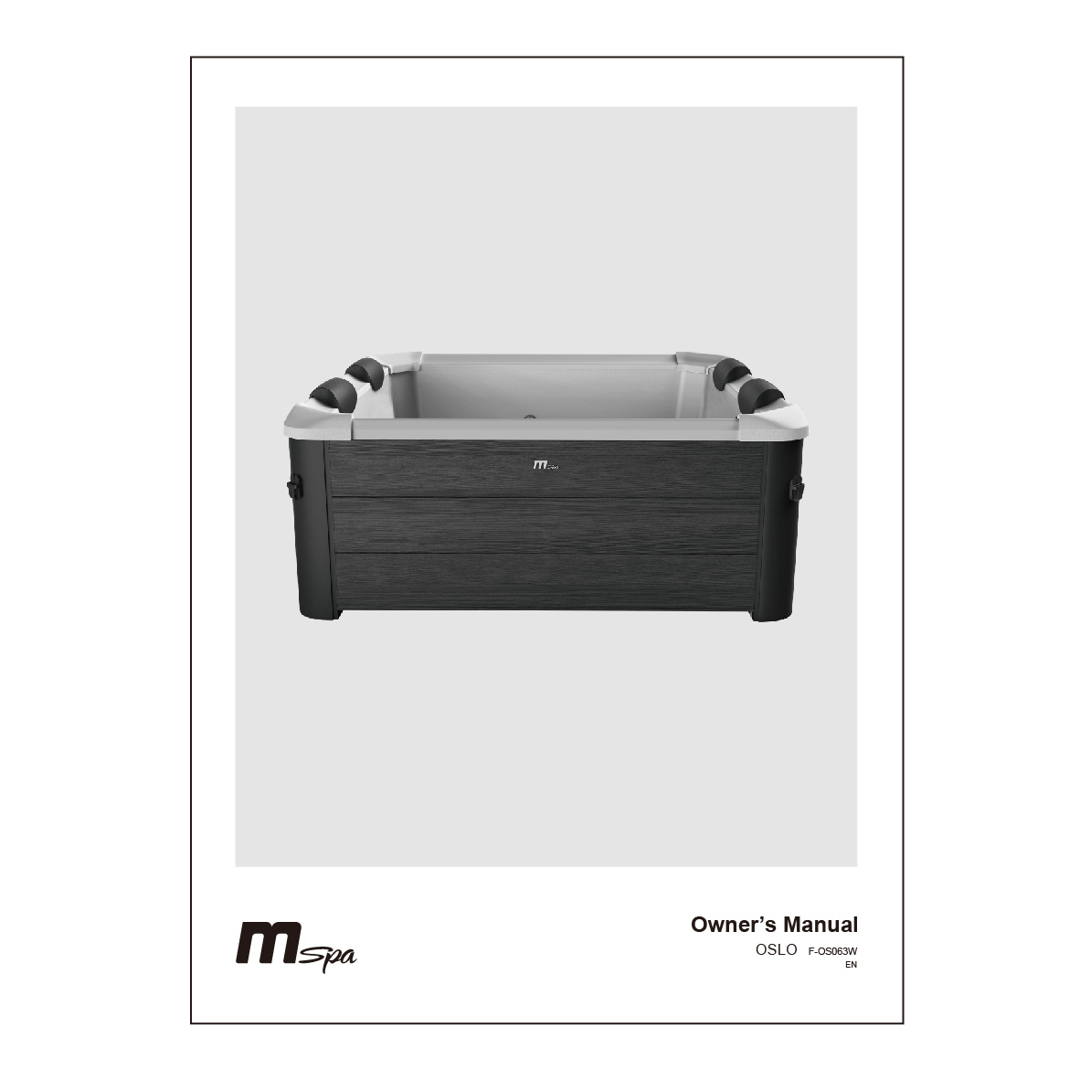 MSpa Whirlpool OSLO XL 160 x 160 cm - inkl. WiFi,App, LED, UVC