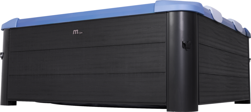 MSpa Whirlpool OSLO Sapphire inkl. LED / WiFi / UVC /  120 Luftdüsen / 8 Hydromassagedüsen F-SAW063W
