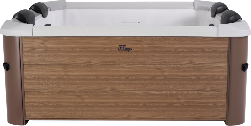 MSpa Whirlpool AMBER inkl. LED, WiFi, UVC - 120 Luftdüsen // 8 Hydromassagedüsen