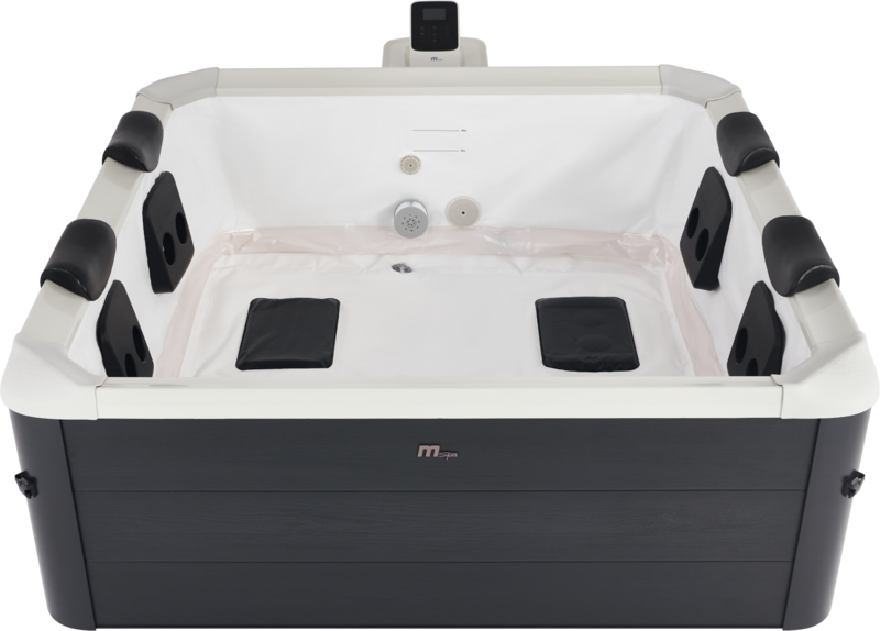 MSpa Whirlpool NEU OSLO AERO PLUS 2026 XXL 180cm inkl. App, LED, 8 Hydromassagedüsen, 140 Luftdüsen