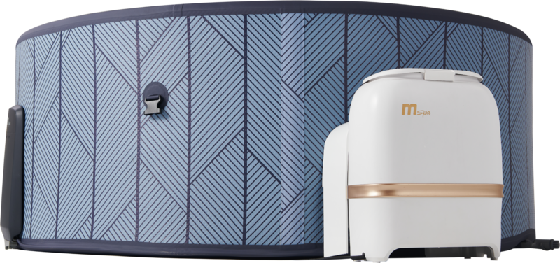 MSpa Whirlpool NEU TIDAL ECO 2026 inkl. App + Hydromassagedüsen & 138 Luftdüsen - 173 cm