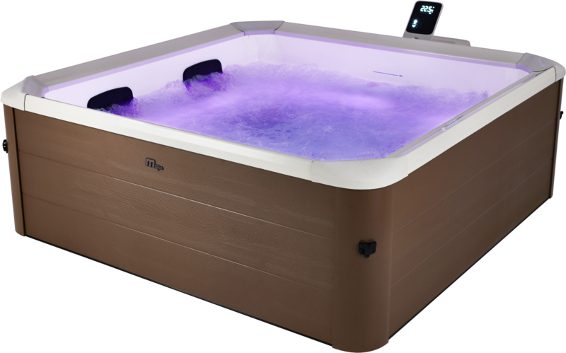 MSpa Whirlpool NEU AMBER AERO PLUS 2026 XXL 180cm inkl. App, LED, 8 Hydromassagedüsen, 140 Luftdüsen