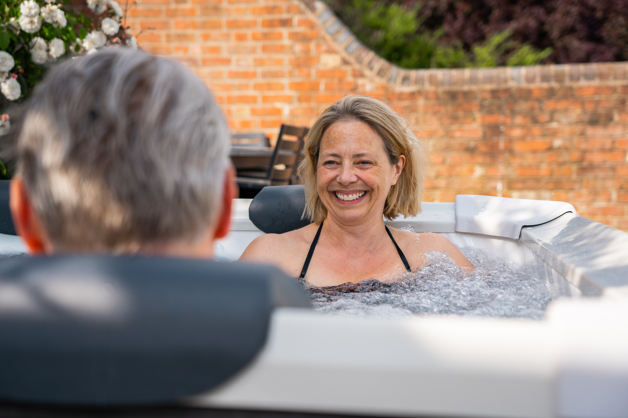 MSpa Whirlpool OSLO XL 160 x 160 cm - inkl. WiFi,App, LED, UVC