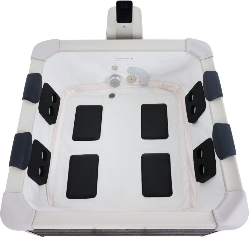 MSpa Whirlpool OSLO PLUS XXL 180 x 180 cm -  inkl. WiFi, LED, UVC