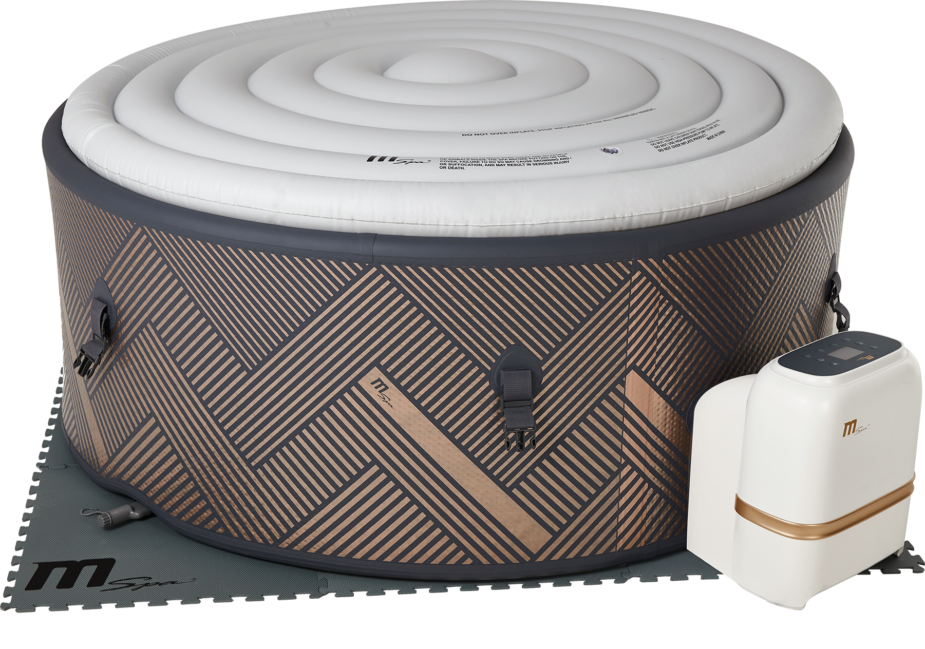 MSpa Whirlpool NEU MONO ECO 2026 - 6 Personen - inkl. App + 138 Luftdüsen - 173 cm